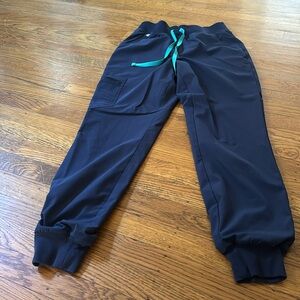 women's Navy FREEx™ Lined Zamora™ High Waisted - Jogger Scrub Pants - XS / Navy